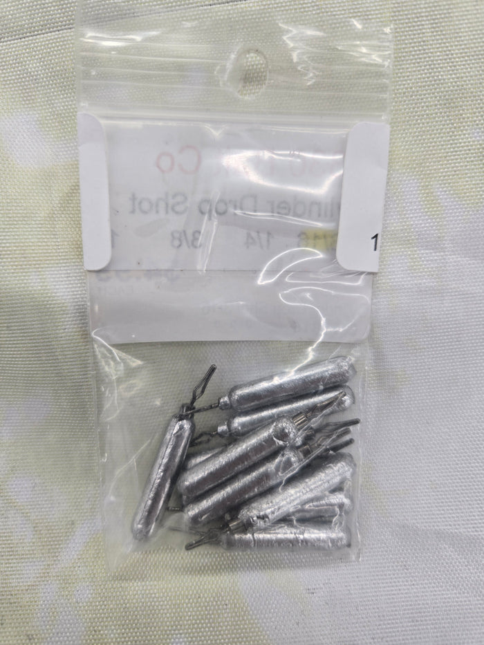 Cylinder Drop Shot Weights 3/16 oz