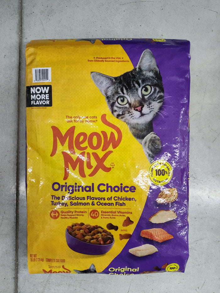Meow Mix Original 16 lb Cat Food