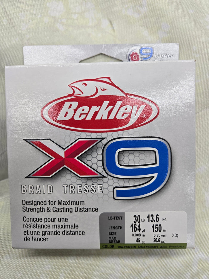 Berkley X9 Braid Fishing Line