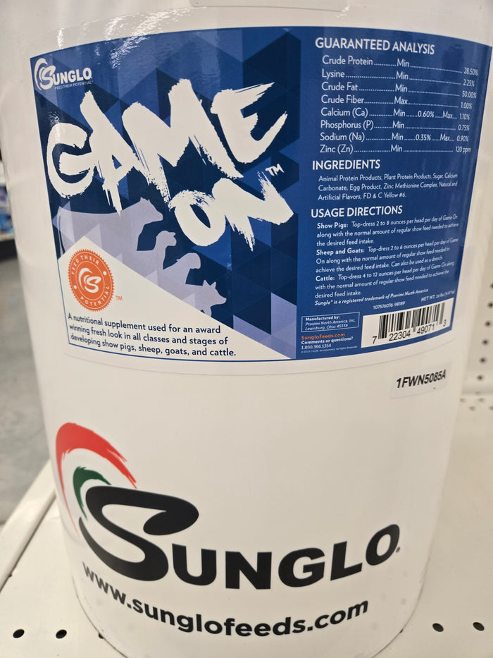 Sunglo Game-On Livestock Feed (20 lbs)