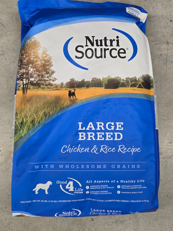 NutriSource Large Chicken Dog Food (26 lbs)