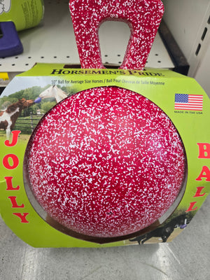 10" Peppermint Jolly Ball