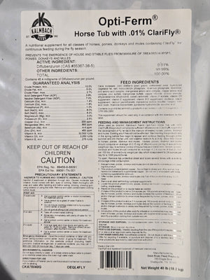 Opti-Ferm Fly Horse Feed (40 lbs)