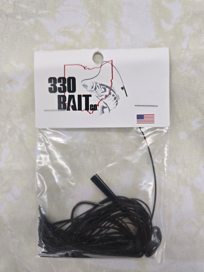 Football Jig 3/8 oz Black/Blue