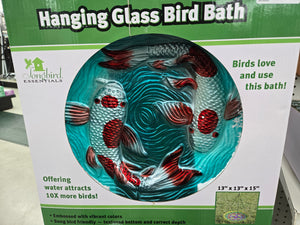 Koi Pond Bird Bath
