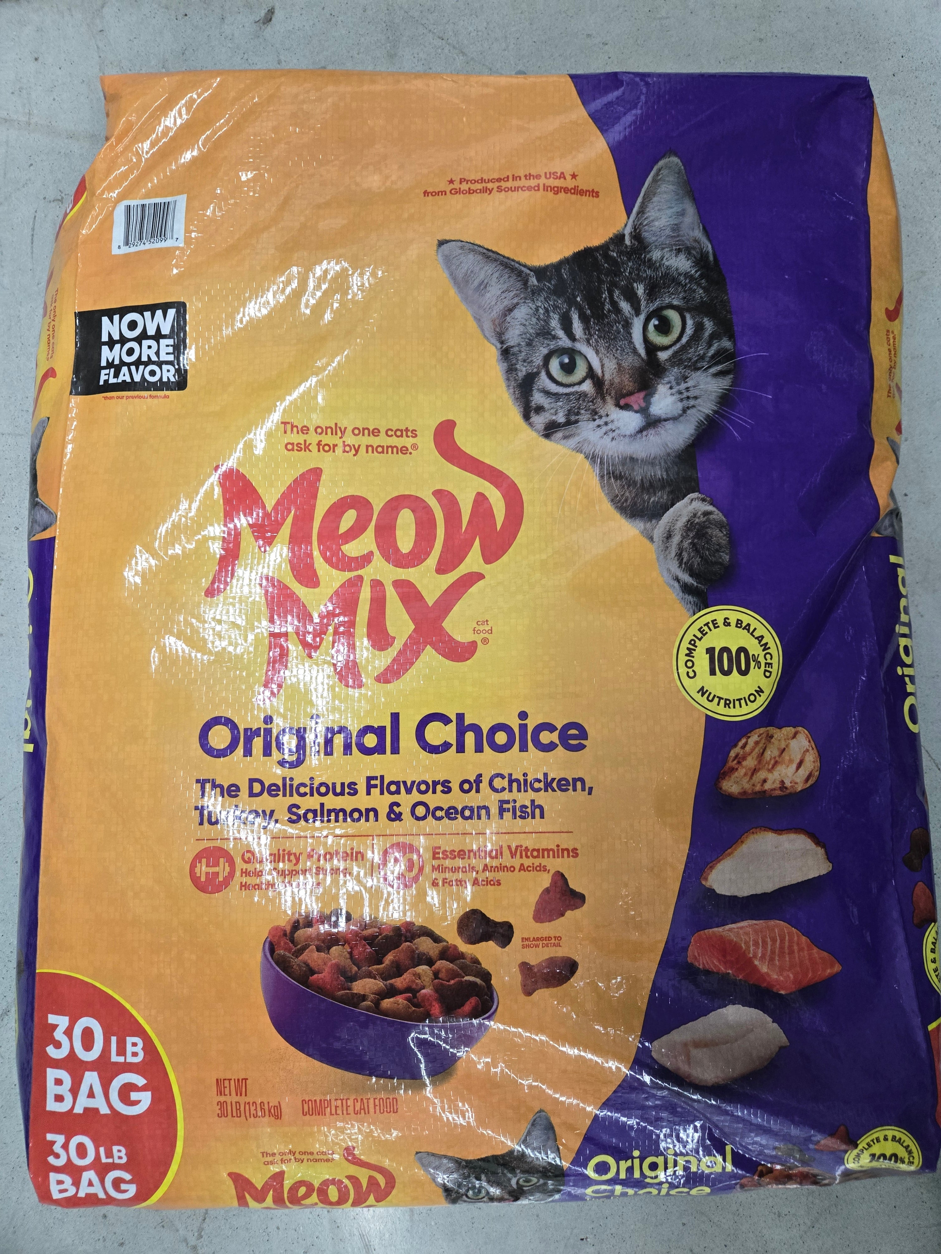 Meow Mix Original 30 lb Dry Cat Food – Pettigrew-Online