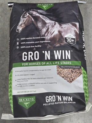 Buckeye Gro N Win Horse Feed (50 lbs)