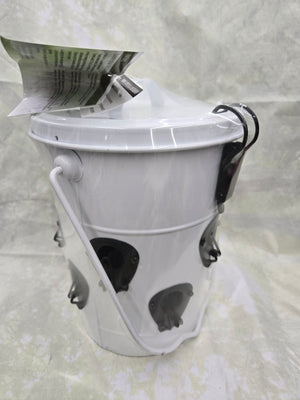 Heath White Bucket Feeder