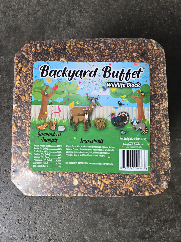 Backyard Buffet Block 20 lb