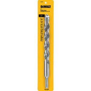 DeWalt (DW5249) 2-Cutter Carbide Hammer Drill Bit Percussion 1"x12", 3 Flat