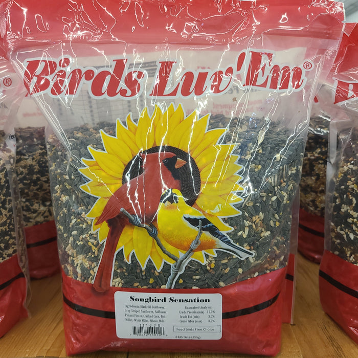 Birds Luv'Em Song Bird Sensation, 10 LB bag