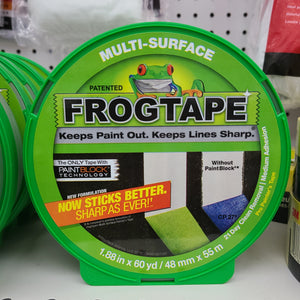 FrogTape Multi-Surface Painter's Tape- Green, 1.88 in. X 60 yd