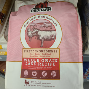 Redbarn Whole Grain Land Recipe Dog Food, 22 LB bag
