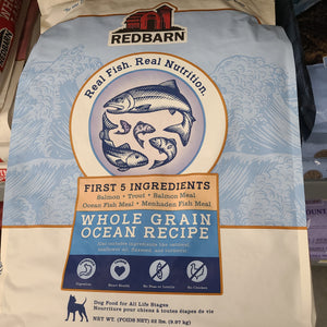 Redbarn Whole Grain Ocean Recipe Dog Food, 22 LB bag
