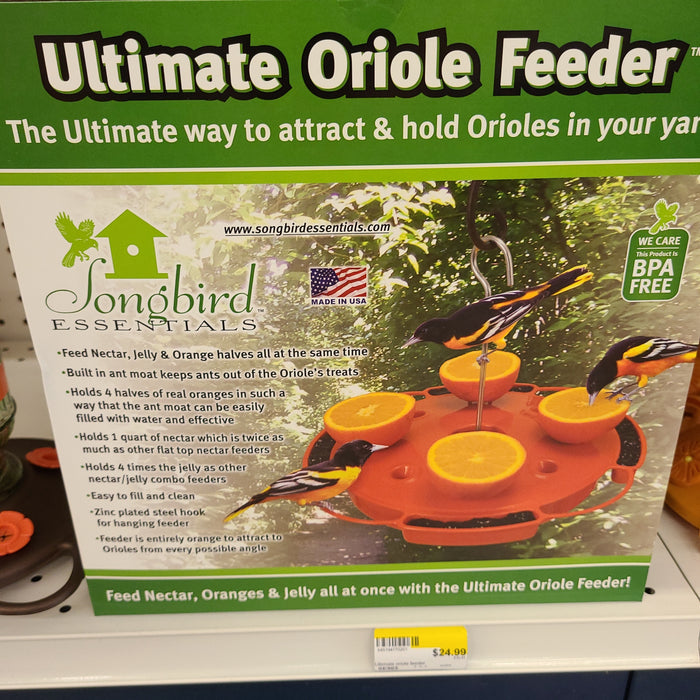 Ultimate oriole feeder