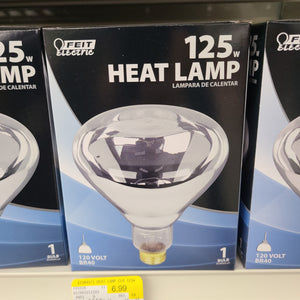 125W CLR Heat Bulb