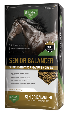 Buckeye Senior Balancer Supplement for Mature Horses