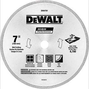 DeWalt (DW4791) 7" Tile Blade