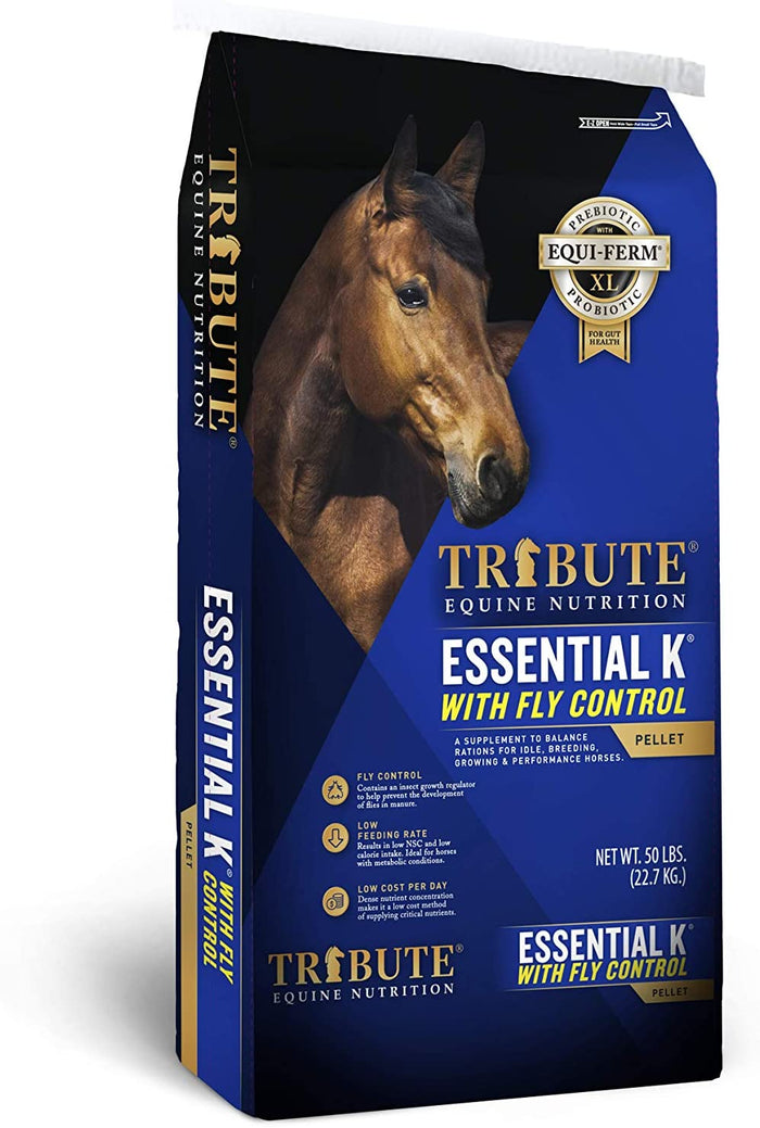 Tribute Equine Nutrition Essential K with Fly Control