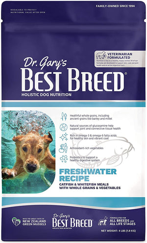 Dr. Gary's Best Breed Freshwater Recipe with Catfish & Whole Grains, 13 LB bag
