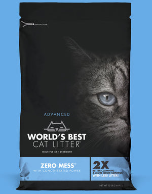 Worlds Best Cat Litter Zero Mess, 12 LB bag