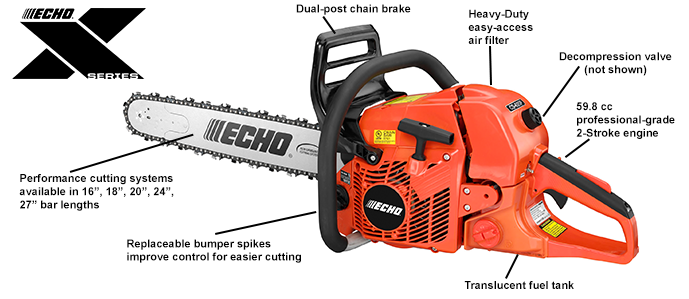 Echo CS-620P Chainsaw with 27" Bar Length