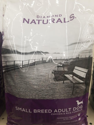 Diamond Naturals Small Breed Adult Dog Chicken & Rice Formula, 6 LB bag