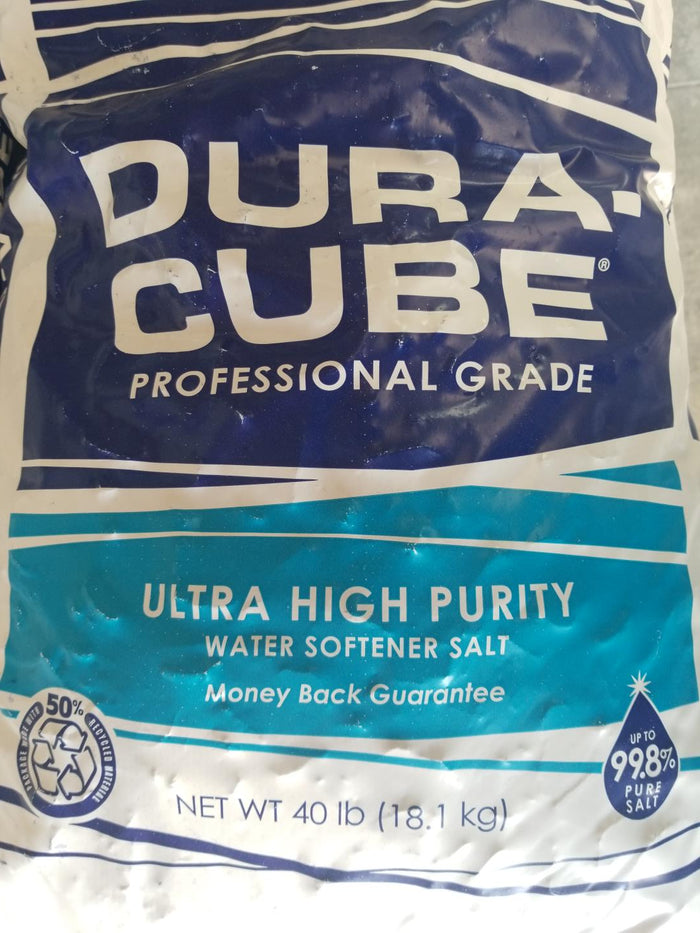 DURA-CUBE SALT 40LB. Softener salt