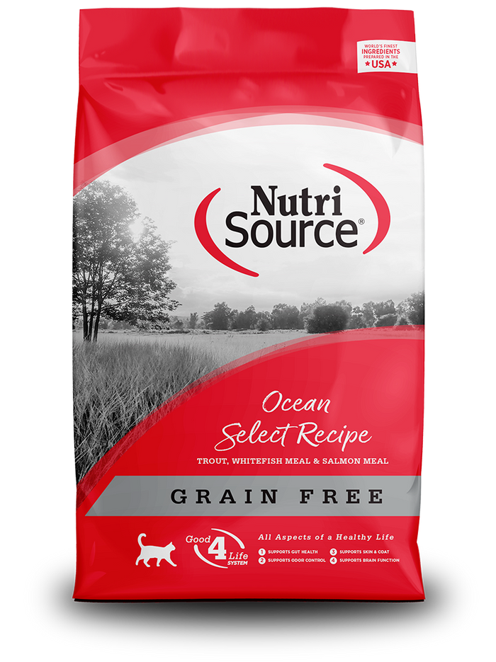 NutriSource Ocean Select Recipe Cat Food, 15 LB bag