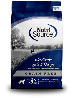 Nutri-Source Woodlands Select Recipe, Grain-Free, 5 LB bag