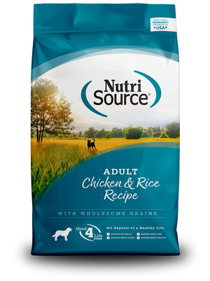 Nutri-Source Adult Chicken & Rice Recipe, 30 LB bag