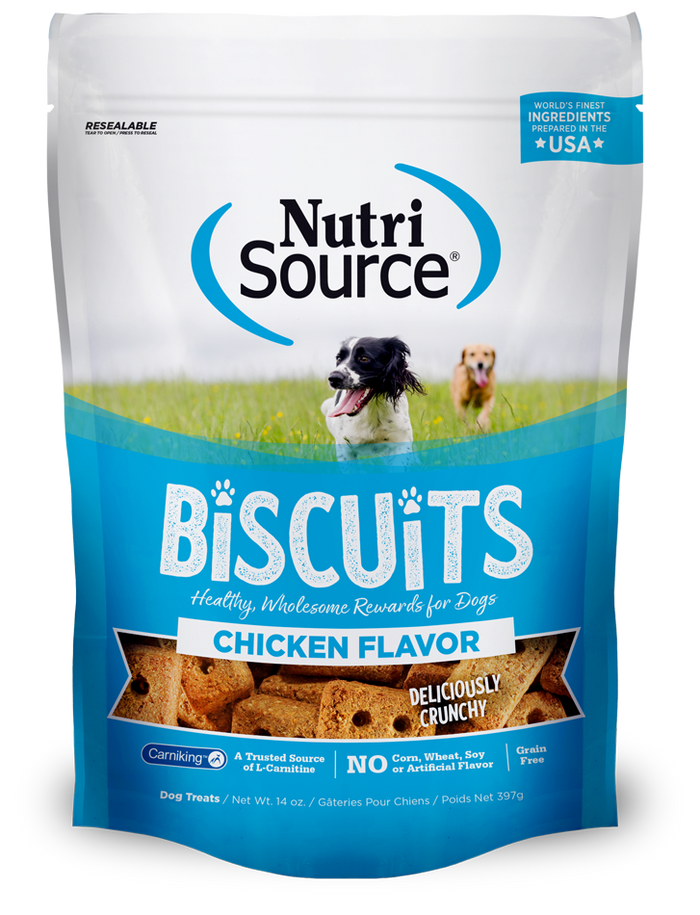 Nutri-Source Grain Free Chicken Biscuit Dog Treats