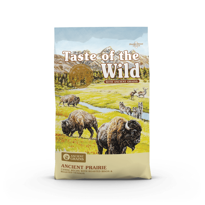 Taste of the Wild Ancient Prairie Canine Recipe with Roasted Bison & Roasted Venison, 28LB bag
