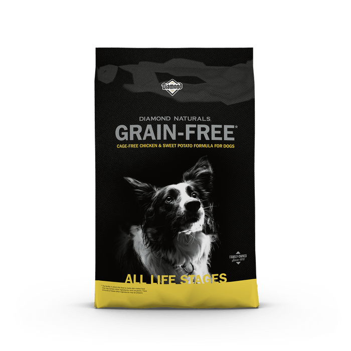 Diamond Naturals Grain-Free Cage-Free Chicken & Sweet Potato Formula for Dogs, 28 LB bag