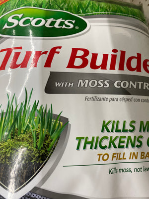 Scott’s turf builder with moss control 25lbs