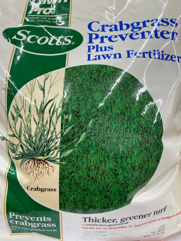 Scott’s crabgrass preventer plus fertilizer 5000