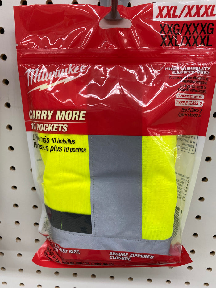 Safety vest high vis. Size xxl/3xl