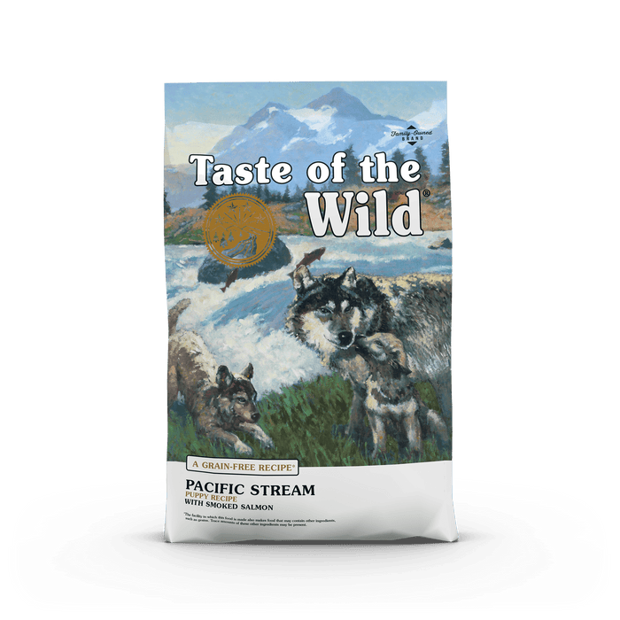 Taste of the Wild Pacific Stream Puppy Recipe with Smoke Salmon,  5LB bag